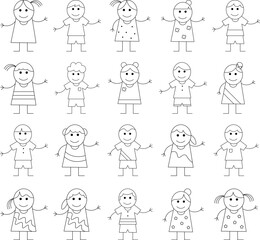 Children Drawing Doodle