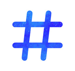 青い星空｜ハッシュタグ