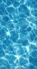 Rippled turquoise water surface with light reflections