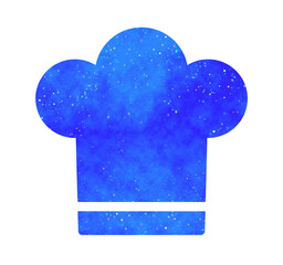 青い星空｜コック帽