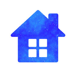 青い星空｜家アイコン