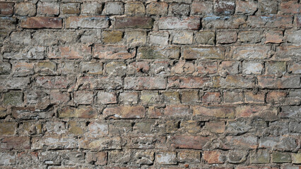 brown background, in the photo the texture of an old brick wall