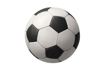 Fototapeta premium Soccer ball floating, representing sport, competition, game, championship, and athletic activity on transparent background