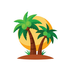 palm tree vector illustration