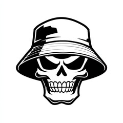 Urban Skull: Streetwear Mascot Focuses on the style and clothing item