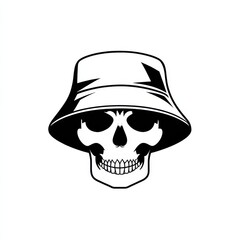 Urban Skull: Streetwear Mascot Focuses on the style and clothing item