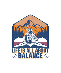 Life Is All About Balance - Cycle Tee