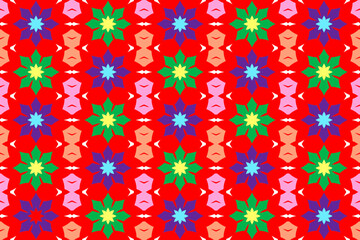 seamless pattern with flowers