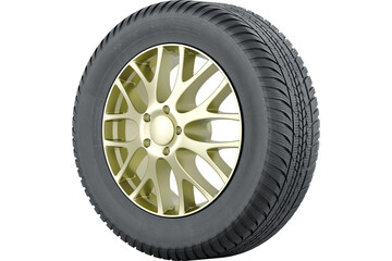 Obraz premium Car Wheel, transparent background