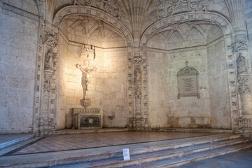 the Jer&oacute;nimos Monastery in Lisbon, Portugal