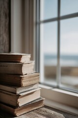 Corner Books with Horizon