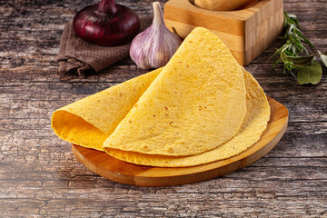 Mexican corn thick bread Tortilla