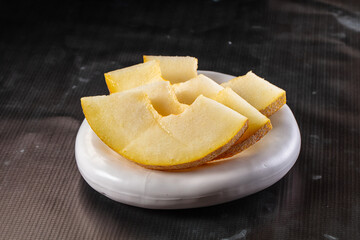 Fresh ripe sweet juicy melon