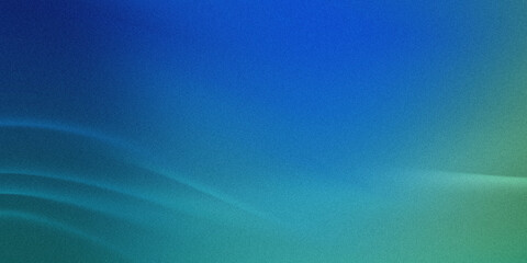 Fototapeta premium Abstract blue and green gradient with subtle wavy lines