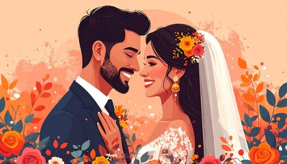 Joyful Wedding Day - A Celebration of Love and Happiness.