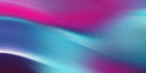 Abstract gradient background with flowing waves of pink and blue