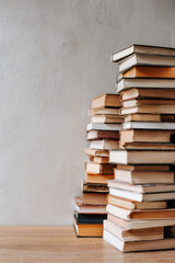Tower of Books Showing Business Progress