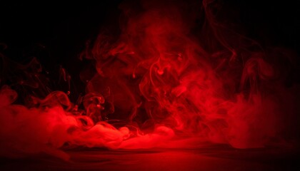 red smoke background