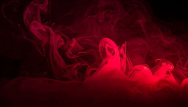 red smoke background
