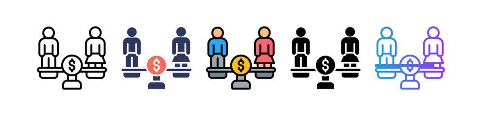 Equal Opportunity multiple icon