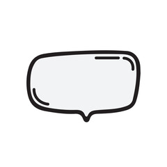 Naklejka premium Doodle Text Box