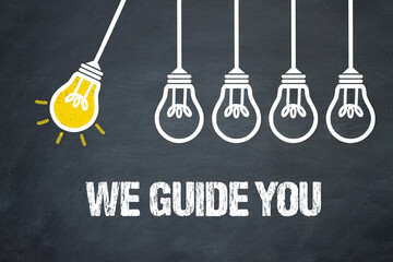 Fototapeta premium We Guide You 