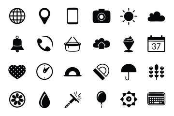 Colorful scribble pattern with various shapes