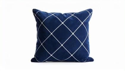 Obraz premium blue pillow isolated on white