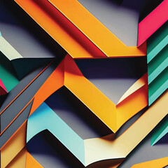 Multicolor geometric pattern Abstract psychedelic background. Vector illustration	