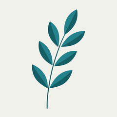 Leaf sprig illustration