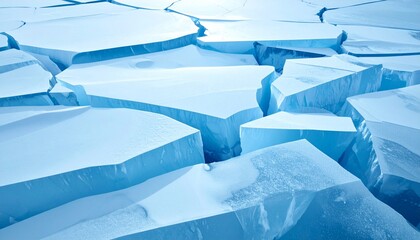 Fototapeta premium cracked ice