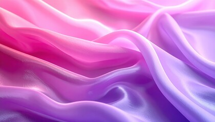Obraz premium Flowing Pink and Purple Fabric Texture