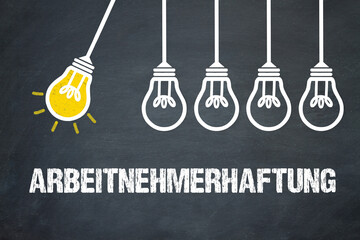 Fototapeta premium Arbeitnehmerhaftung 