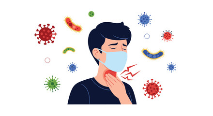 Understanding how viruses and bacteria cause respiratory illness symptoms and protective measures.