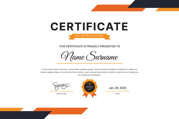 Certificate Template Design