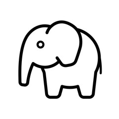 elephant - vector icon