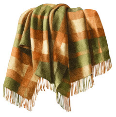Soft Earthy Tones of a Warm Wool Blanket