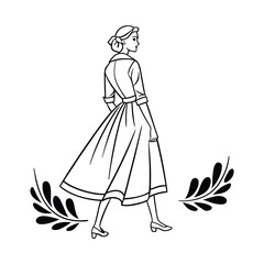 Women Clothes Vector Clipart Design 