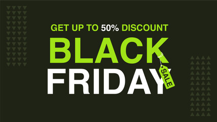 vector black friday sale poster template