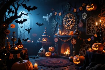 Halloween Spooky Dark Magic Atmosphere