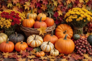 Fototapeta premium Harvest Festival Celebration Autumn Scenery