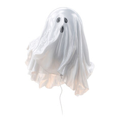Classic Ghost Sheet Character isolated on transparent background