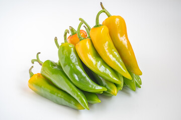 green and yellow peppers