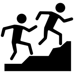 Career Mentoring glyph icon