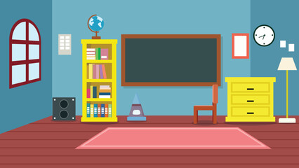 Colorful Kindergarten Learning Space