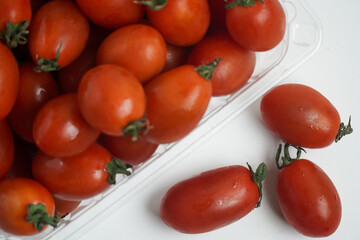 Juicy Cherry Tomatoes Freshly Picked and Ready to Enjoy