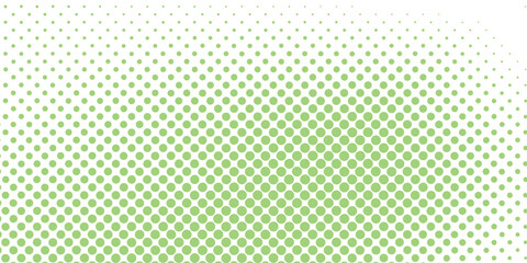 Aesthetic Light Green vector modern geometrical circle abstract background. Dotted texture template. Geometric pattern in halftone style with gradient.Eps 10