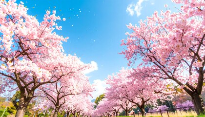 Spring Cherry Blossom Canopy