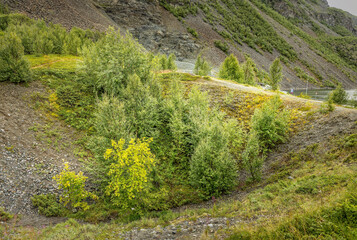 Thr historic landmark of the tallboy crater in Norway