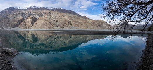 panoramic landscape of skardu, Gilgit Baltistan 